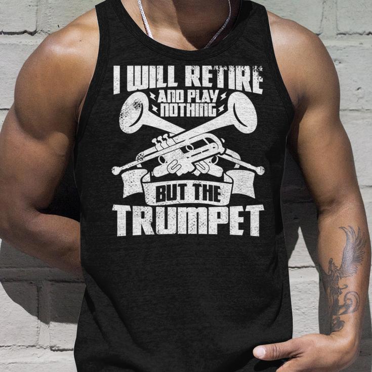トランペットじいさん吹奏楽団マーチングバンド 長袖tシャツ タンクトップ 彼への贈り物