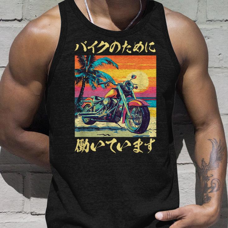 バイク おもしろtシャツ 面白い おもしろ バイク メンズ オートバイ ツーリング 原付 オリジナル 服 タンクトップ 彼への贈り物