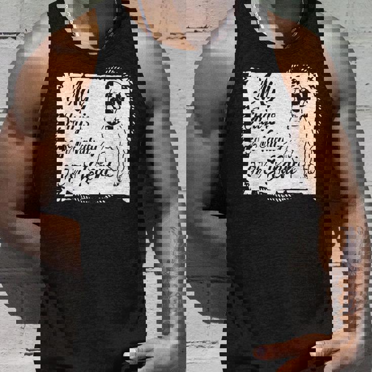 パグ・ドッグ Awesome Dog タンクトップ 彼への贈り物