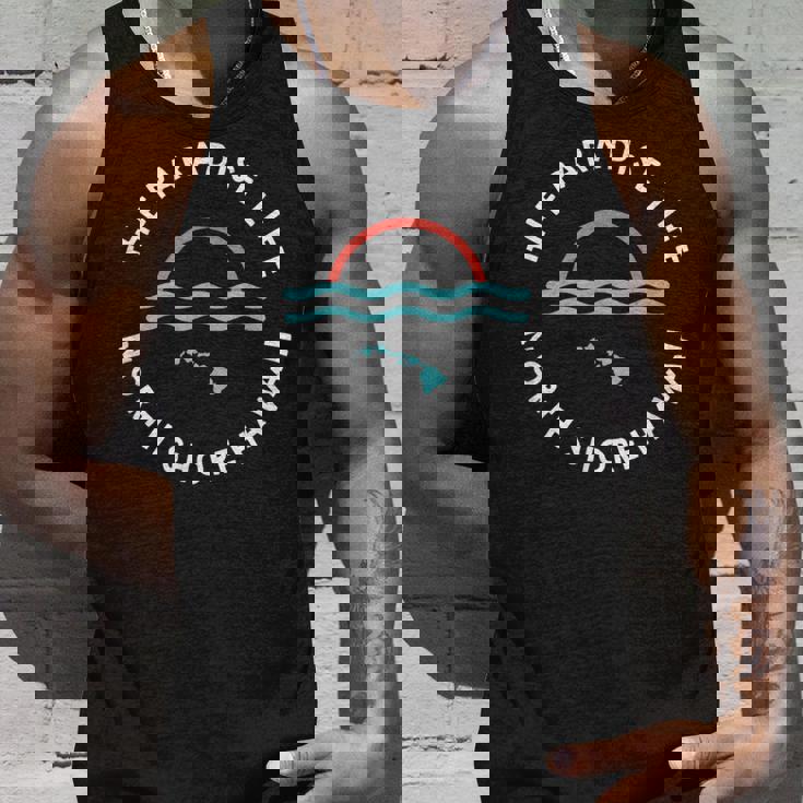 パラダイスライフサンセットノースショアハワイ諸島 タンクトップ 彼への贈り物