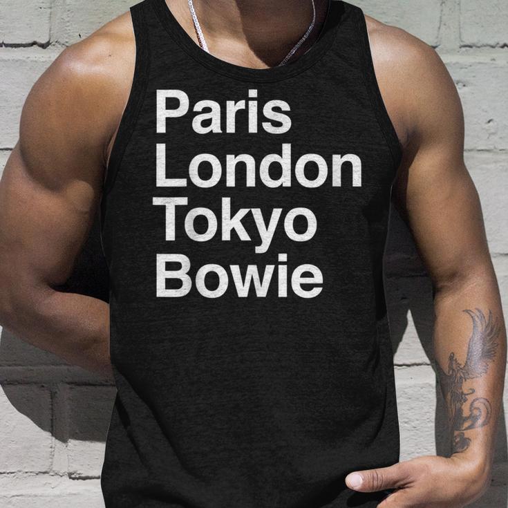 パリ東京ロンドンボウイ ギフトデザイン Bowieouvenir タンクトップ 彼への贈り物