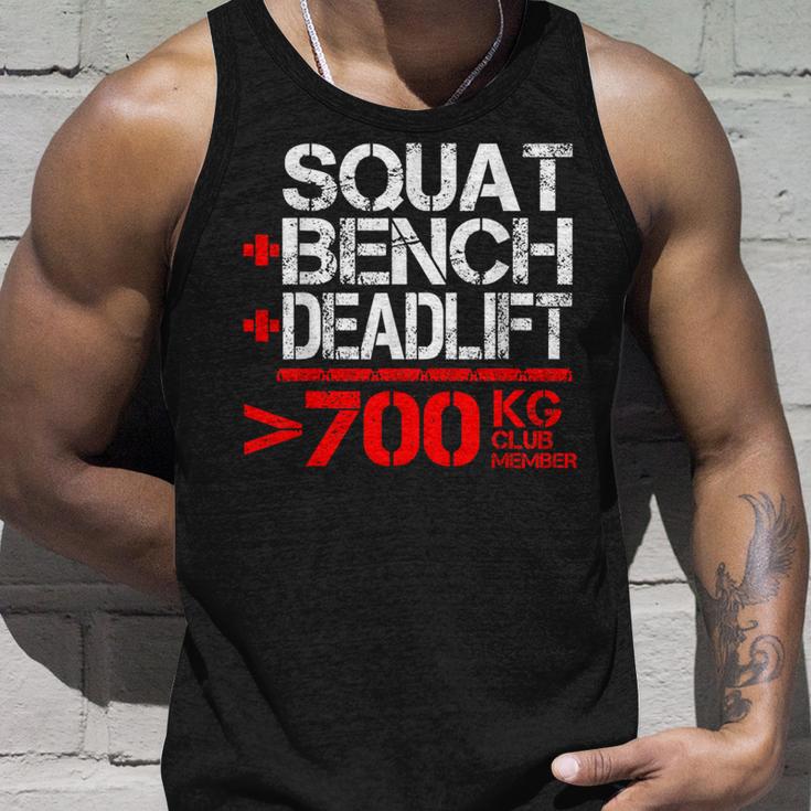パワーリフティング700kgクラブメンブ Powerlifting 700 Kg Club Member タンクトップ 彼への贈り物