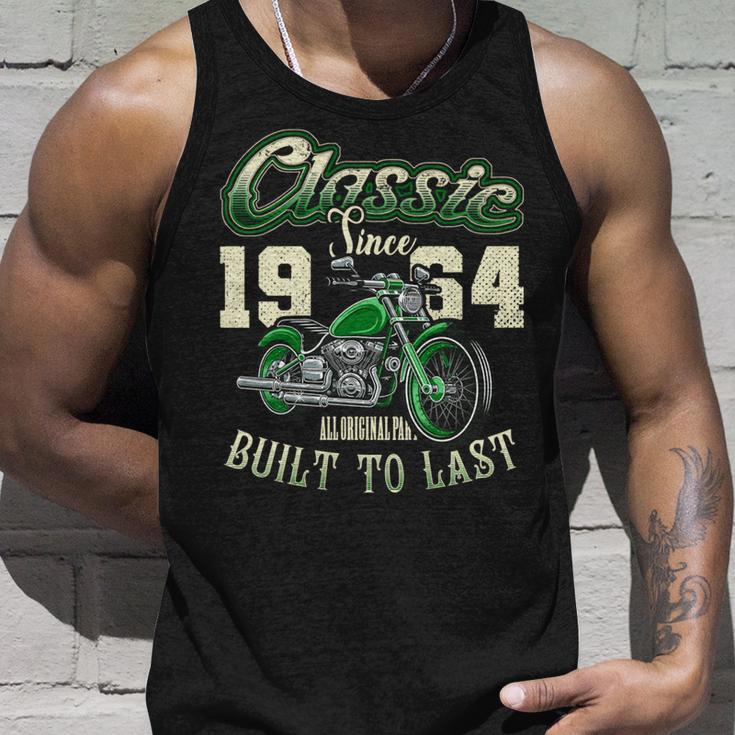 ビンテージ バイク バイカー バイクの誕生日 1964 年生まれ 長袖tシャツ タンクトップ 彼への贈り物