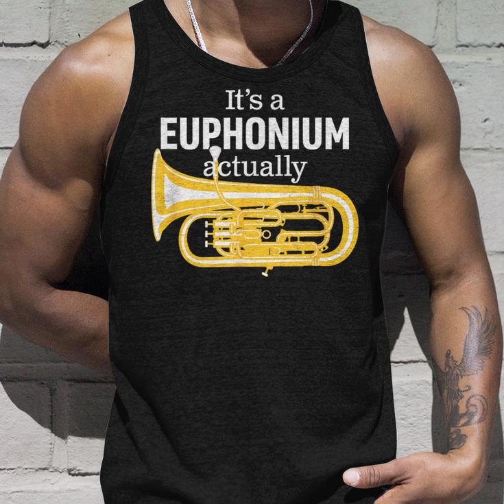 ブラスバンドのユーフォニアム奏者のための面白いユーフォニアムジョーク「 Euphonium Humour 」 タンクトップ 彼への贈り物