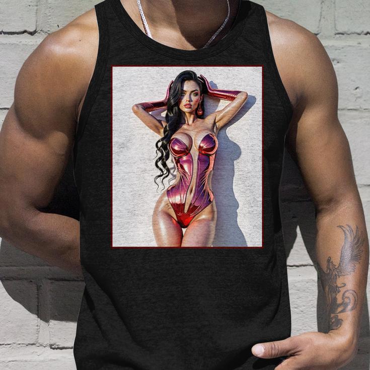 ホットガールオンtシャツ 男性用 セクシー巨乳sfピンナップガール 長袖tシャツ タンクトップ 彼への贈り物