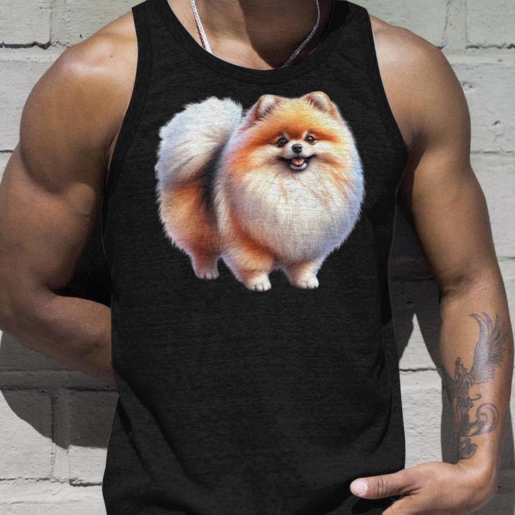 ポメラニアン犬 長袖tシャツ タンクトップ 彼への贈り物