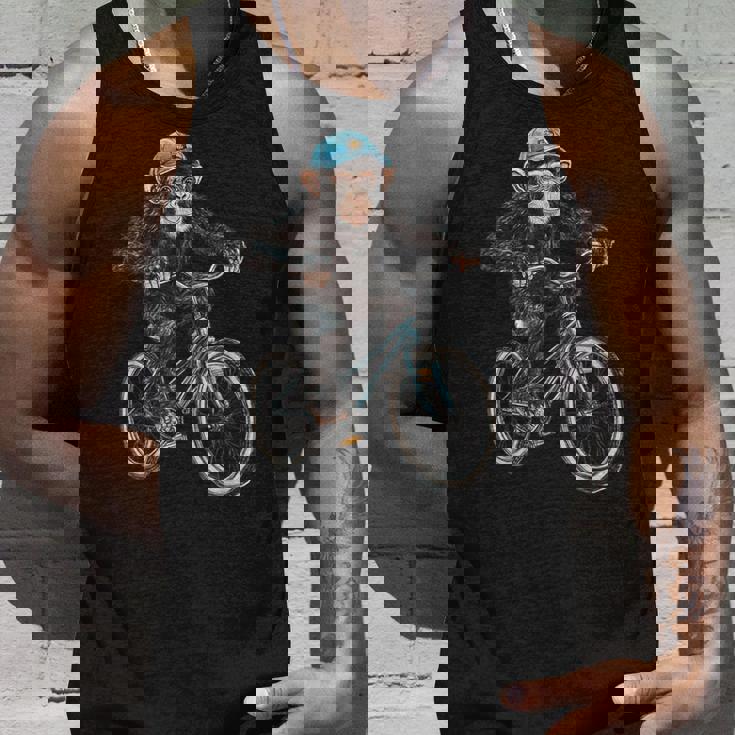 モンキー ライディング バイク ヴィンテージ 自転車 バイカー エイプ チンパンジー タンクトップ 彼への贈り物