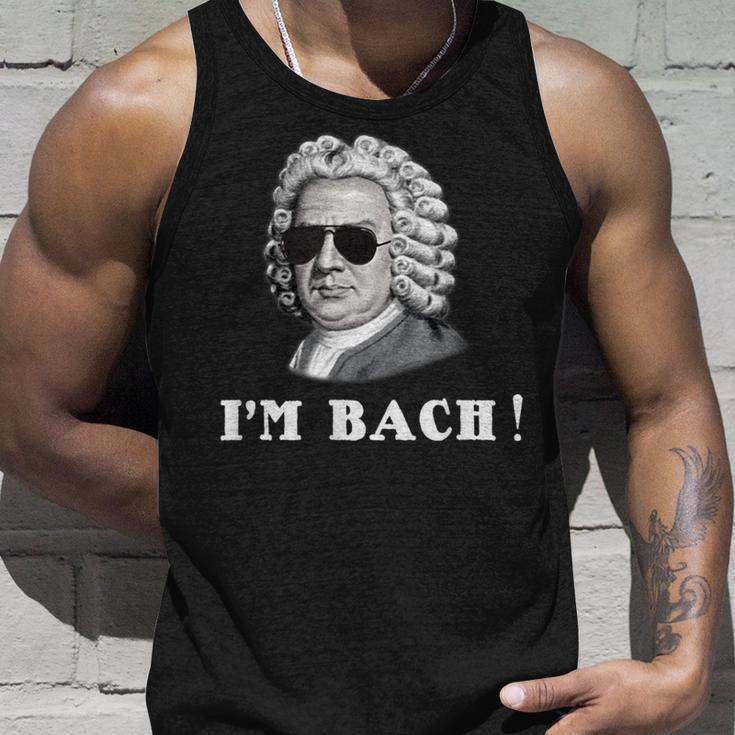 ヨハン・セバスティアン・バッハ I'm Bach おもしろい タンクトップ 彼への贈り物