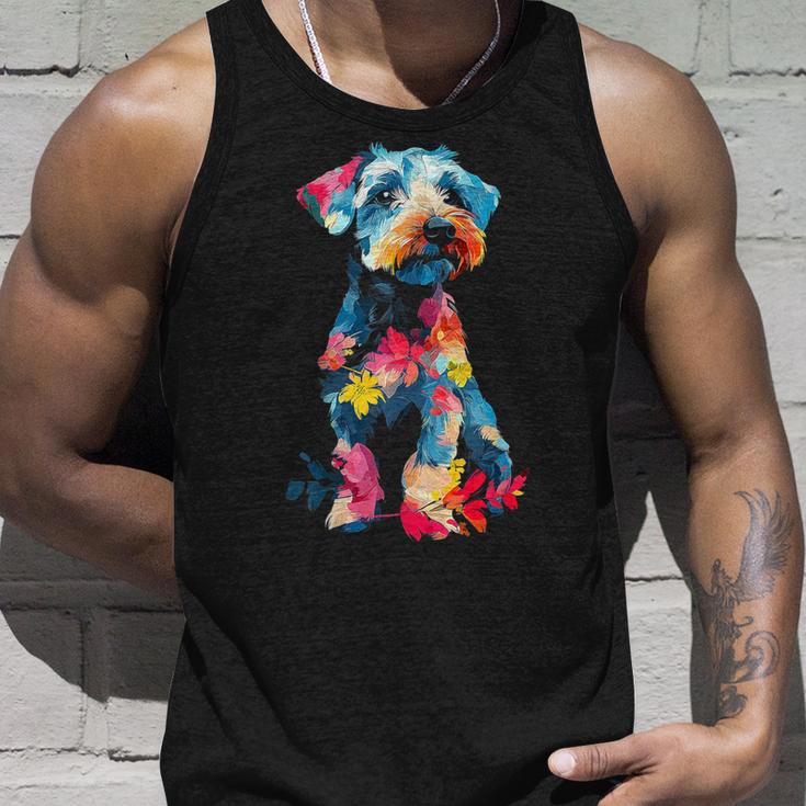 レイクランドテリア 犬 グラフィック ペットアート レイクランドテリア タンクトップ 彼への贈り物