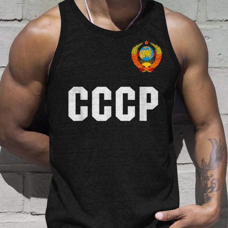 ロシアcccp ソ連ロシアサッカージャージーtシャツ タンクトップ 彼への贈り物