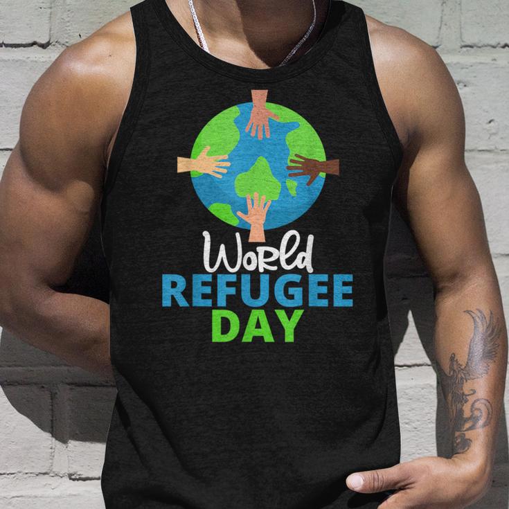 世界難民の日 難民プライド タンクトップ 彼への贈り物