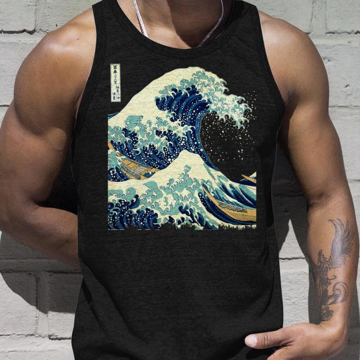 大波 葛飾北斎 名画 おしゃれ 長袖tシャツ タンクトップ 彼への贈り物