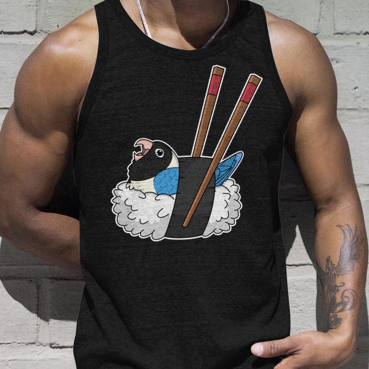 寿司ロール オウム I Kawaii Food I Blue-Masked Lovebird 長袖tシャツ タンクトップ 彼への贈り物