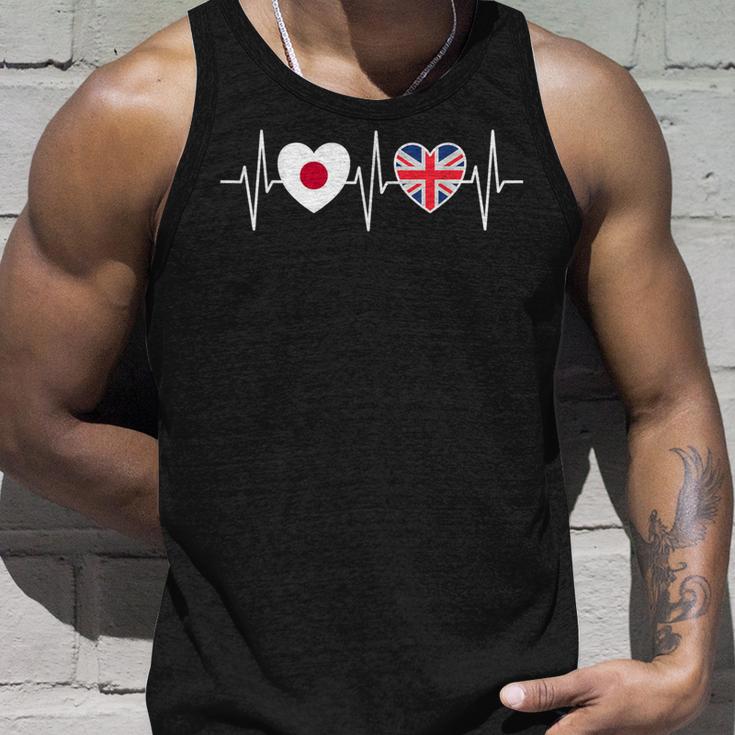 日本とイギリス イギリスの国旗 国旗 タンクトップ 彼への贈り物