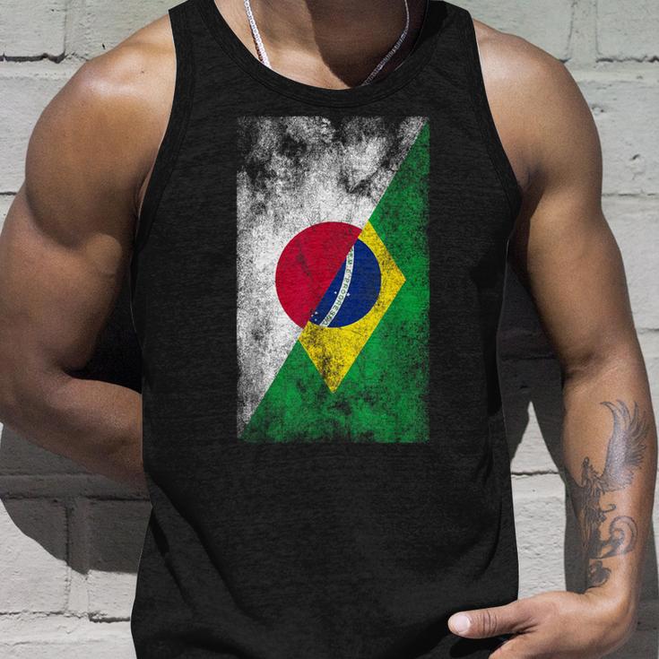 日本とブラジルの国旗 日本ブラジル人 タンクトップ 彼への贈り物