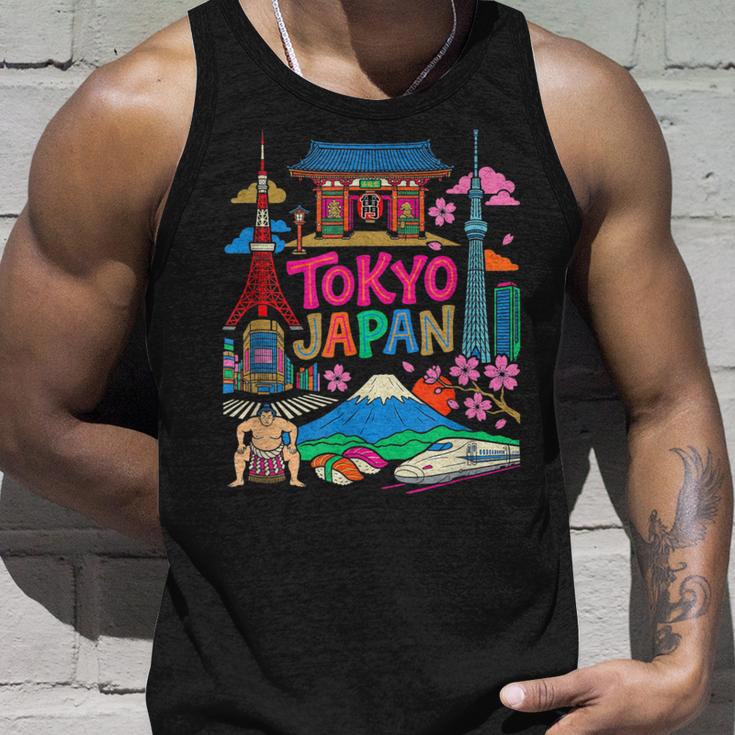 東京 日本 旅行 お土産 都市 ランドマーク 観光 ギフト タンクトップ 彼への贈り物