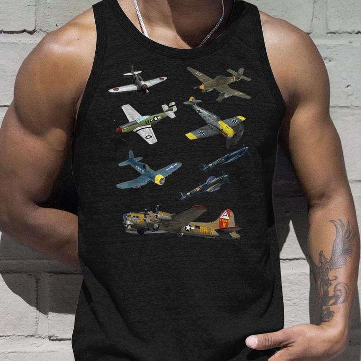 第二次世界大戦 戦闘機 P51 マスタング スピットファイア メッサーシュミット B-17 タンクトップ 彼への贈り物