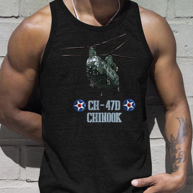 米軍用機 Ch-47D チヌークヘリコプター タンクトップ 彼への贈り物
