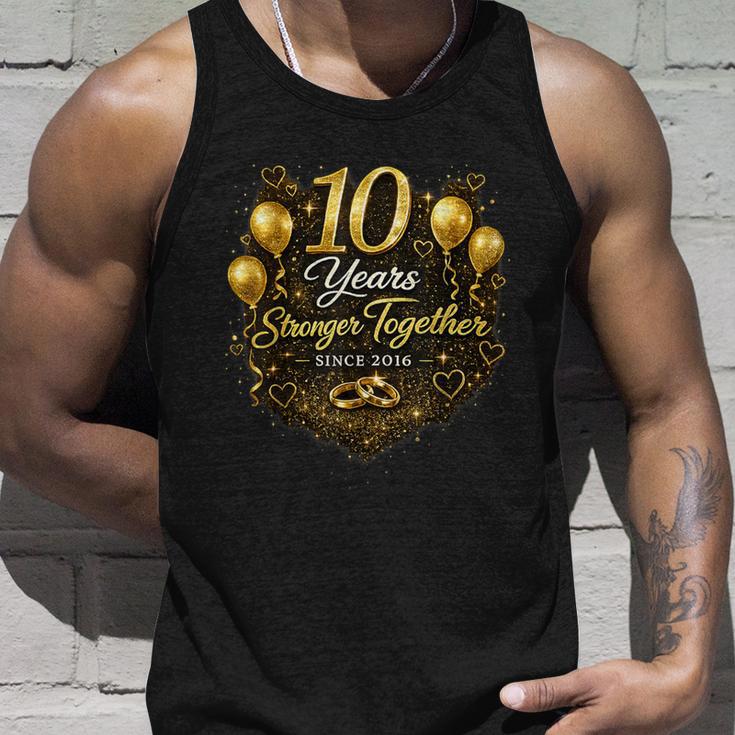 結婚10周年を祝う 結婚10周年 タンクトップ 彼への贈り物