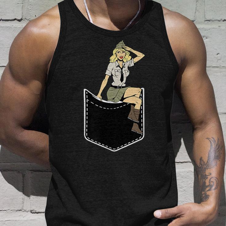 胸にピンナップガール グラフィックtシャツ クラシック ピンナップポスター タンクトップ 彼への贈り物