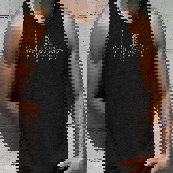 足場の鼓動レトロな足場ヴィンテージの職人 タンクトップ 彼への贈り物