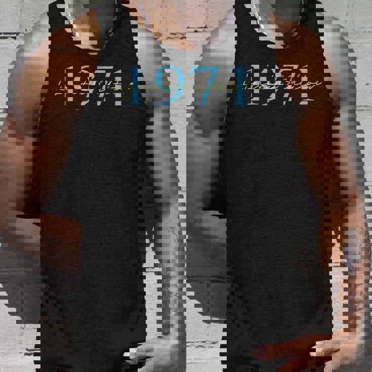 限定版 1971 誕生日 1971 1971年生まれ ヴィンテージ タンクトップ 彼への贈り物