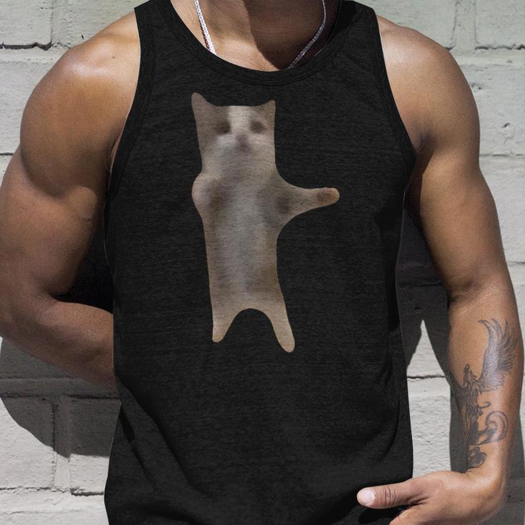 面白い ハッピーキャット ミーム キュート トレンド タンクトップ 彼への贈り物