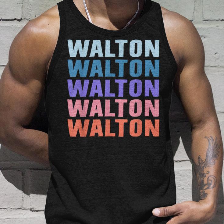 面白いギフト名 Walton 名前入り タンクトップ 彼への贈り物