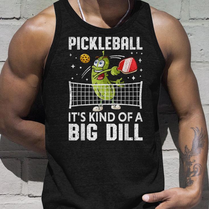 面白いピックルボールtシャツ It's Kind Of A Big Dill パドルボール タンクトップ 彼への贈り物