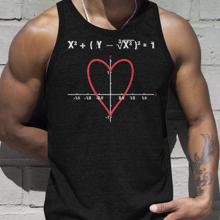 面白い数学オタクtシャツ ハート方程式付き タンクトップ 彼への贈り物