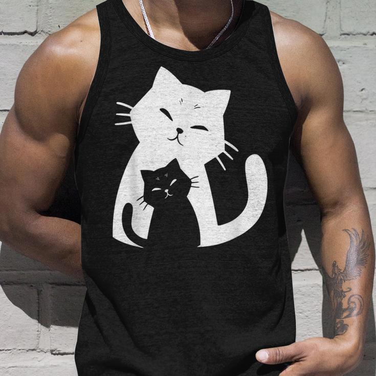 黒猫と白猫 タンクトップ 彼への贈り物