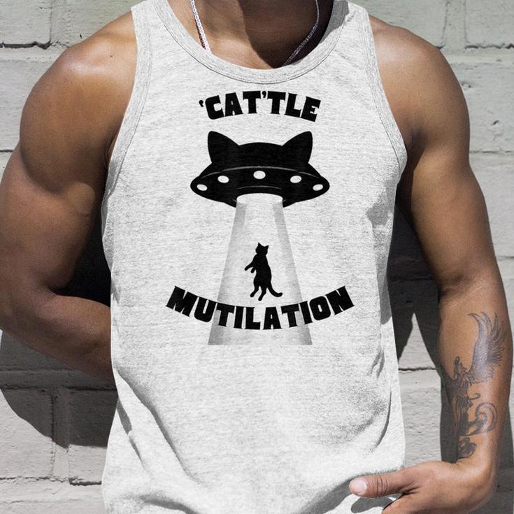 'Cat'tle Mutilation キャットルミューティレーション キャトルミューティレーション 猫 Ufo 宇宙 タンクトップ 彼への贈り物