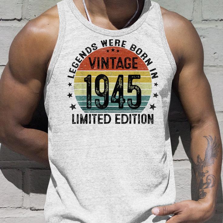 79歳ギフトtシャツ 1945年のベスト・オブ・レジェンド 1945年に誕生 タンクトップ 彼への贈り物