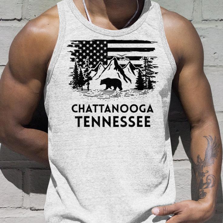 Chattanooga テネシーベア アメリカ国旗 南部 タンクトップ 彼への贈り物