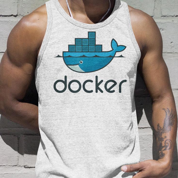 Docker Engine プラットフォーム間でのアプリケーションのデプロイと実行 タンクトップ 彼への贈り物