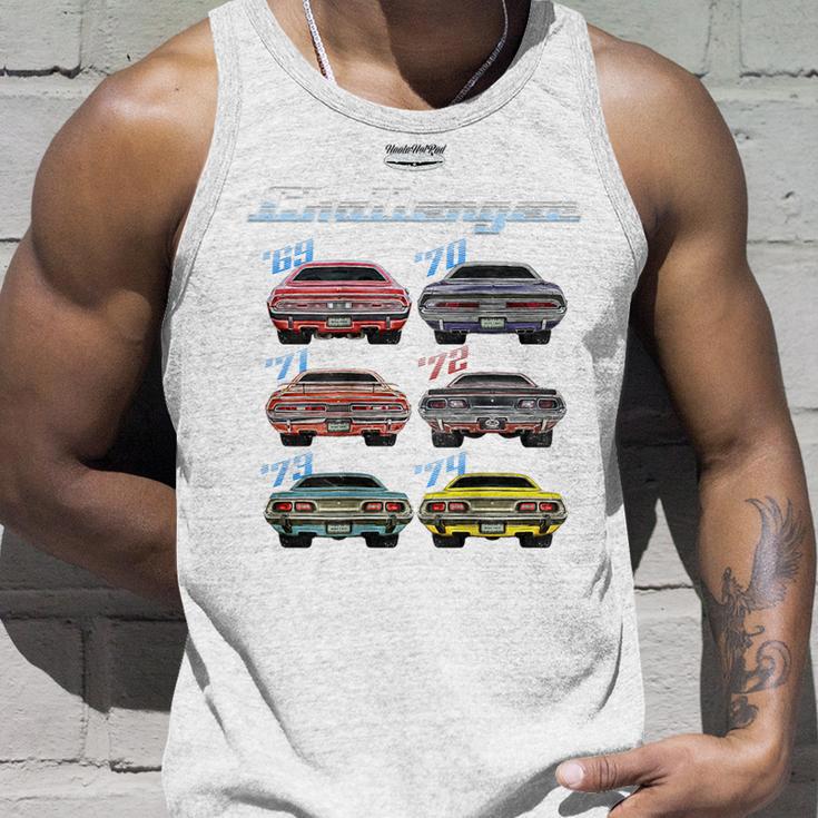Evolution Of The Challenger、ホットロッド、マッスルカー、マグナム、RTe タンクトップ 彼への贈り物