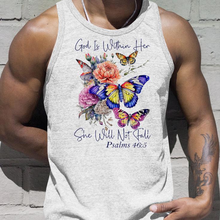 God Is Within Her Faith 聖句 詩篇 タンクトップ 彼への贈り物