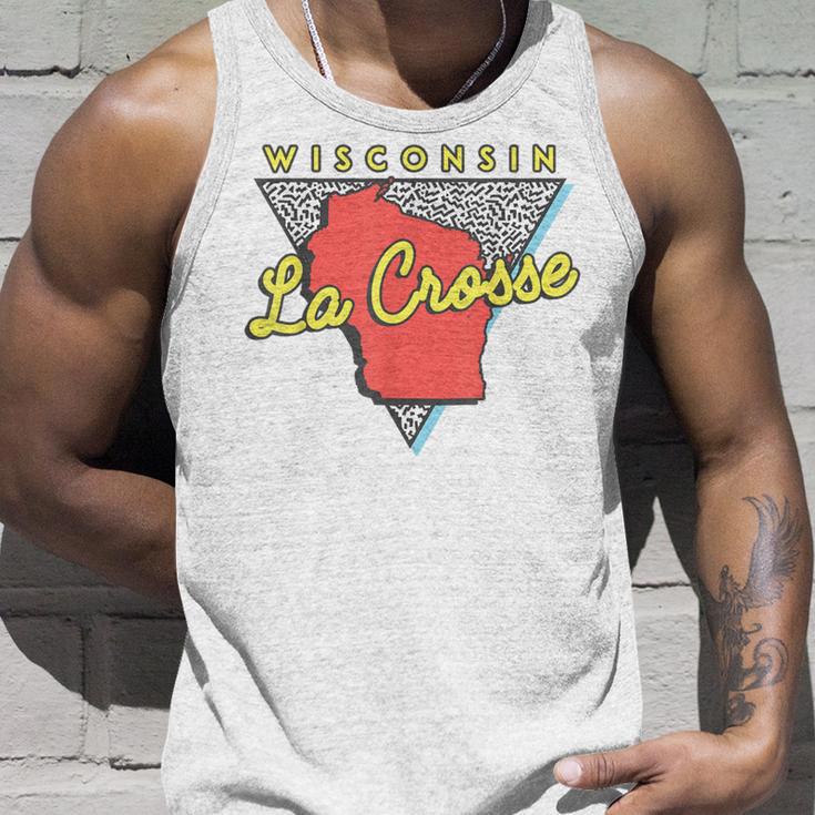 La Crosse ウィスコンシン ヴィンテージ Wi レトロ トライアングル タンクトップ 彼への贈り物
