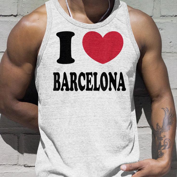 I Love Barcelona バルセロナが大好き タンクトップ 彼への贈り物