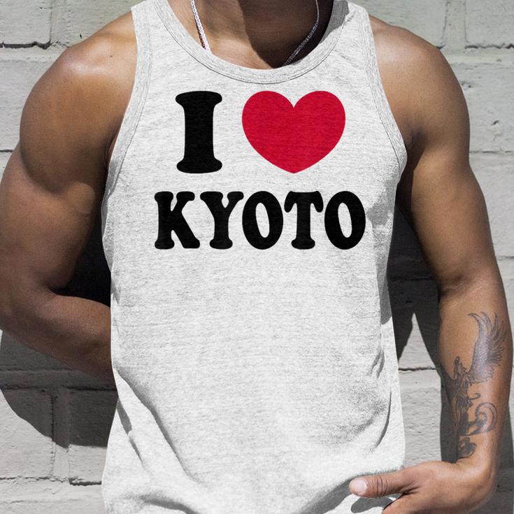 I Love Kyoto 京都大好き タンクトップ 彼への贈り物