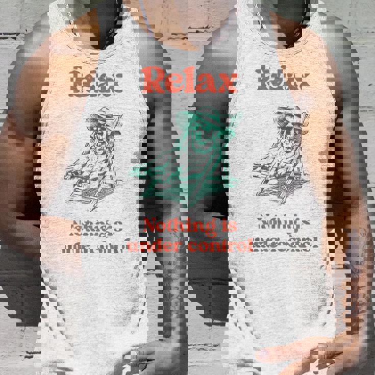 Relax Labrador Dog Owner Graphic タンクトップ 彼への贈り物