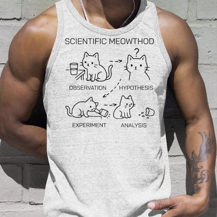Scientific Meowthod 面白い 科学 猫 先生 生 クール タンクトップ 彼への贈り物