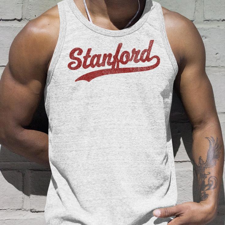 Stanford California Ca ビンテージスポーツグラフィック タンクトップ 彼への贈り物