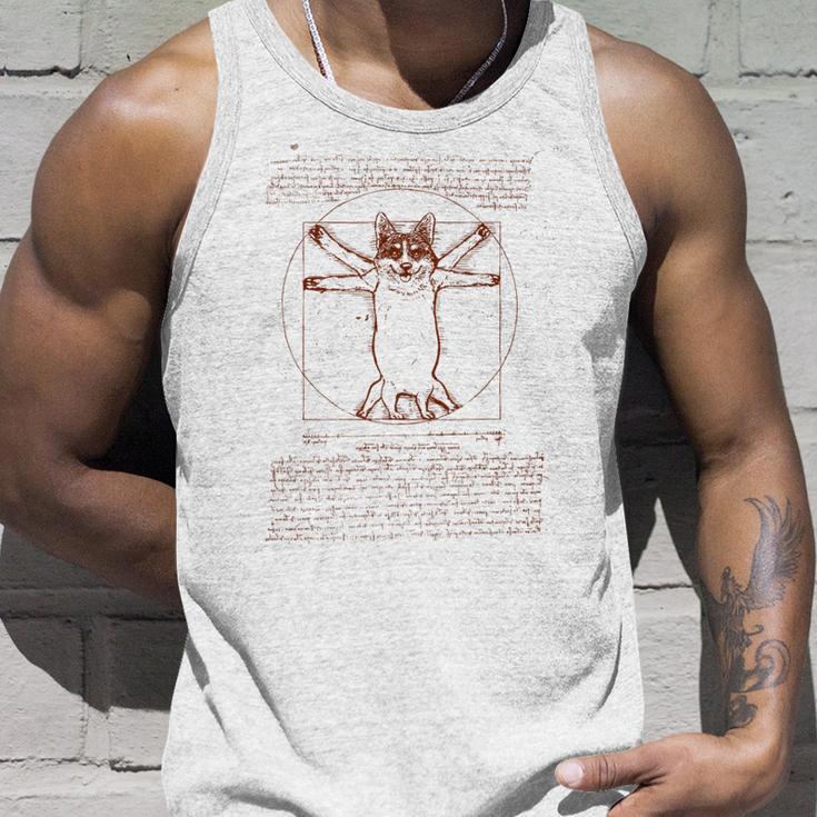 Vitruvian Corgi タンクトップ 彼への贈り物