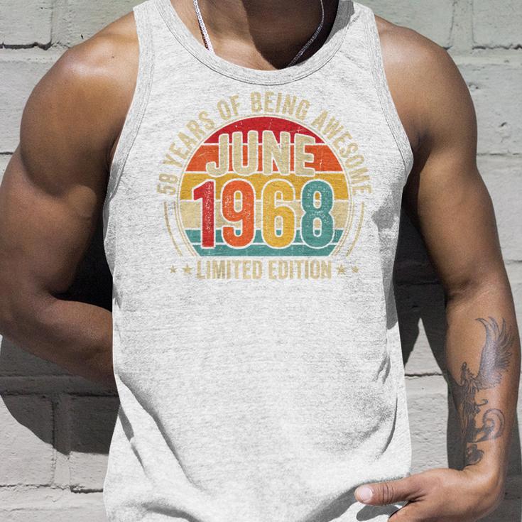 オンバック 1968年6月から素晴らしいヴィンテージレトロ58歳の誕生日 タンクトップ 彼への贈り物