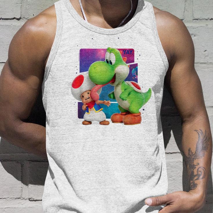 ザ・スーパーマリオギャラクシー・ムービー Toad And Yoshi Galaxy Fun タンクトップ 彼への贈り物