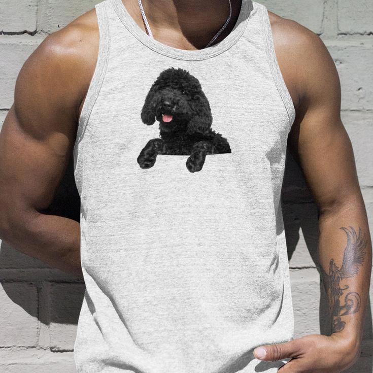 ブラックラブラドゥードル ポケット入り ラブラドゥードル犬愛好家 長袖tシャツ タンクトップ 彼への贈り物