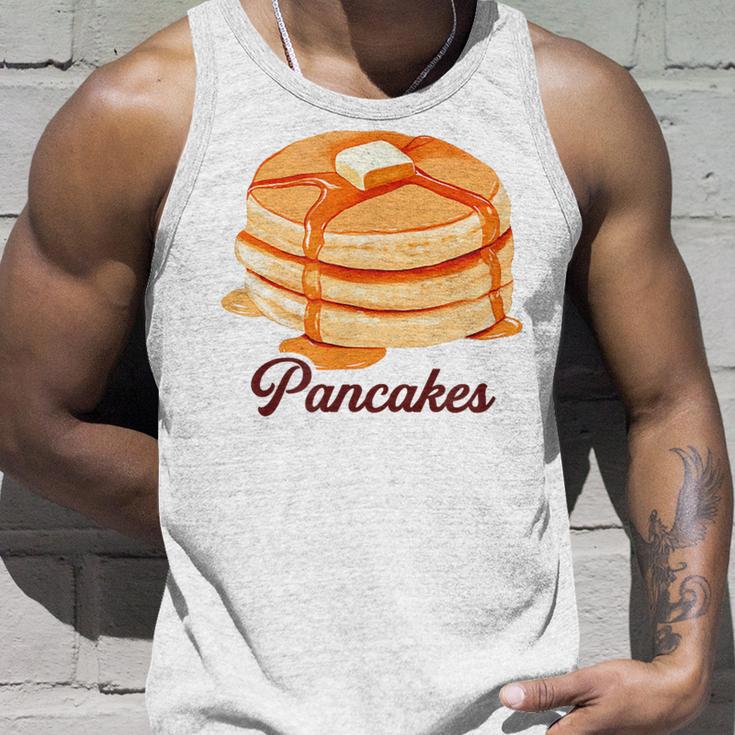 ホットケーキ パンケーキ Pancakes バター はちみつ イラスト 喫茶店 洋菓子 レトロ 水彩 綺麗 かわいい タンクトップ 彼への贈り物