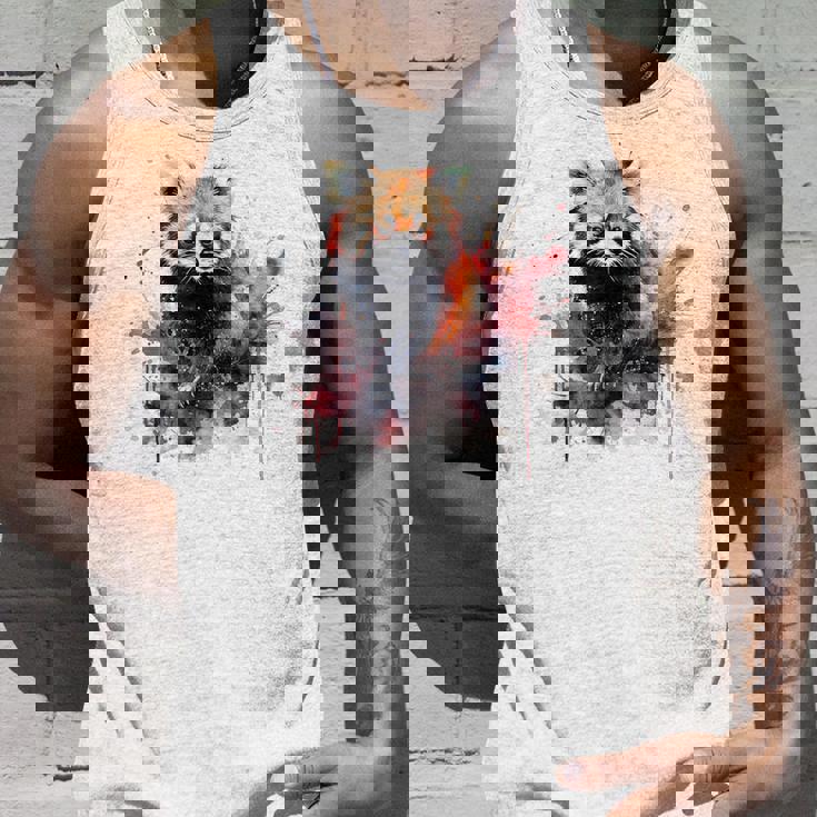 レッサーパンダ 恋人 アートワーク タンクトップ 彼への贈り物