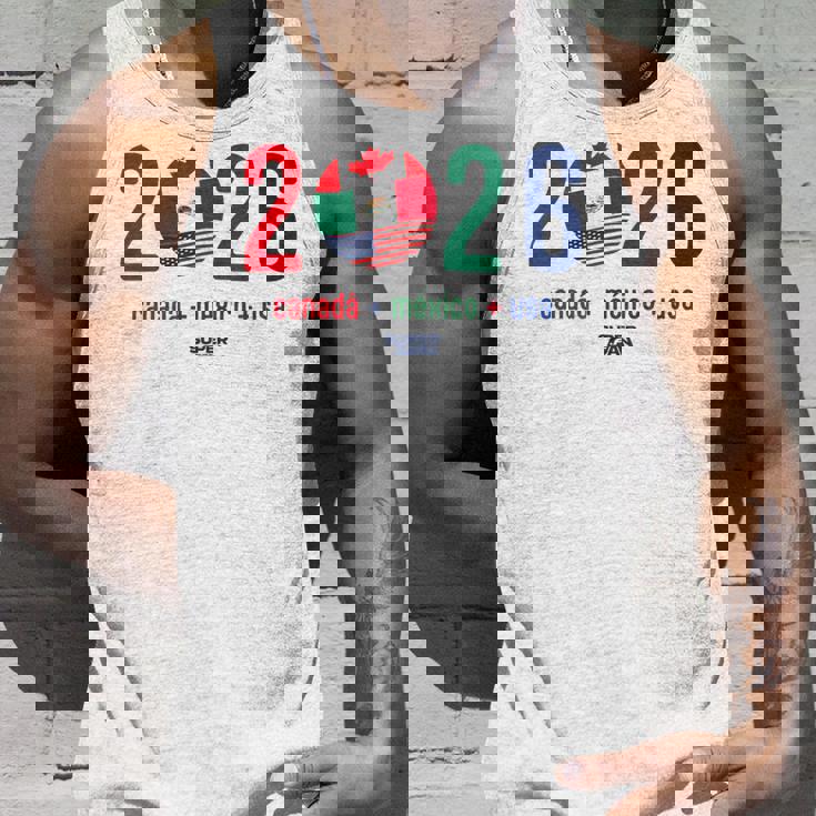 ワールドカップ2026開催国サッカーデザイン タンクトップ 彼への贈り物